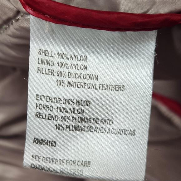 Calvin Klein Jacket Womens Small Packable Lightweight Down Hooded Puffer - Picture 12 of 15